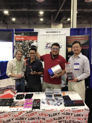 Sloky Chienfu, Acsc and Fix it Sticks all together here in Vegas National Industrial Fastener show , booth 2734!! Come and let's Vegas!! - Sloky Torque Screwdriver in National industrial fastener Show from 25-27 of Oct
http://www.fastenershows.com/
Come and check our CNC precision, lathing, milling and turning parts; of course also Sloky Torque screwdriver and wrenches for all different application including Shooting/Hunting, Circuit board, Tire pressure detector, Bicycle, DIY Market, Drum, Lens, 3C devices and Golf Club. User friendly for CNC cutting tools of machining, lathing, turning, and milling parts.